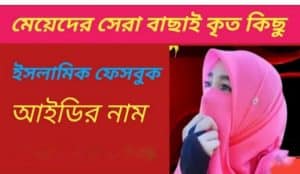 মেয়েদের ইসলামিক ফেসবুক আইডির নাম